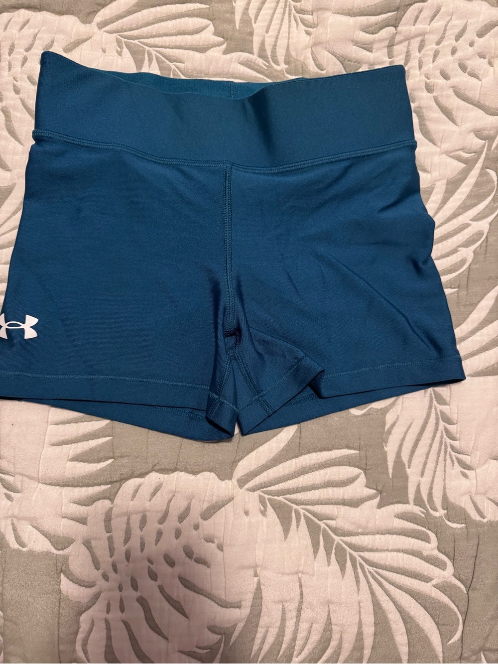 Under Armour Women's Teal Blue Performance Shorts